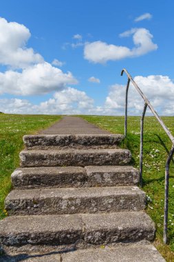 Cornwall 'daki Falmouth şehri.