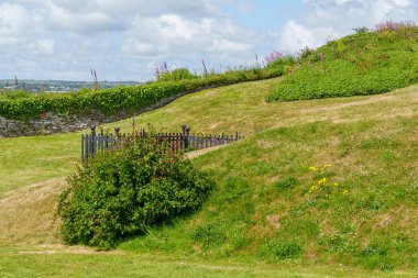 Falmouth şehri Cornwall 'da