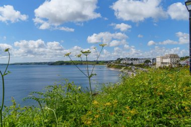 Falmouth şehri Cornwall 'da