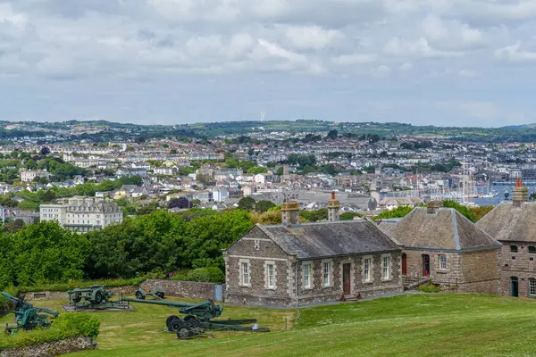 Cornwall 'daki Falmouth şehri.