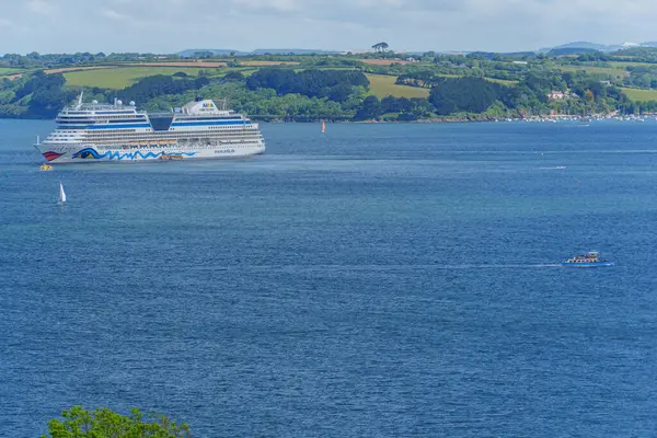 Cornwall 'daki Falmouth şehri.