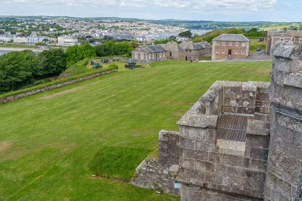 Cornwall 'daki Falmouth şehri.