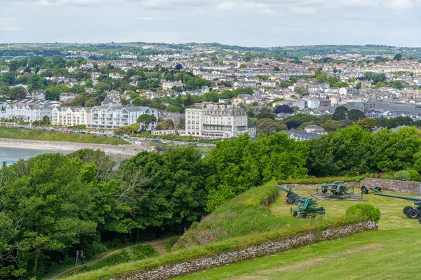 Cornwall 'daki Falmouth şehri.