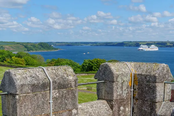 Cornwall 'daki Falmouth şehri.