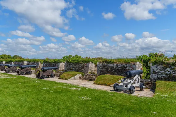 Cornwall 'daki Falmouth şehri.