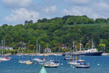 Falmouth şehri Cornwall 'da