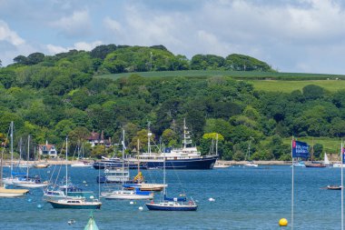 Falmouth şehri Cornwall 'da