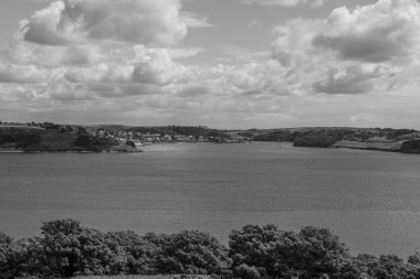 Falmouth şehri Cornwall 'da