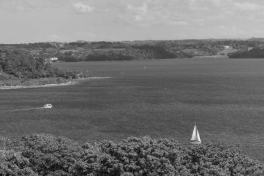 Falmouth şehriyle Cornwall