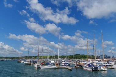 Denizde Cornwall 'da Falmouth