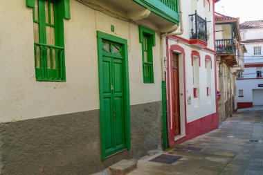 İspanya 'daki küçük betanzos şehri.