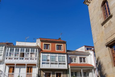 İspanya 'daki küçük betanzos şehri.