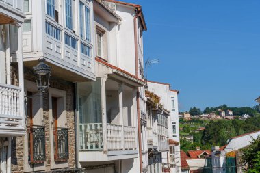 İspanya 'daki küçük betanzos şehri.