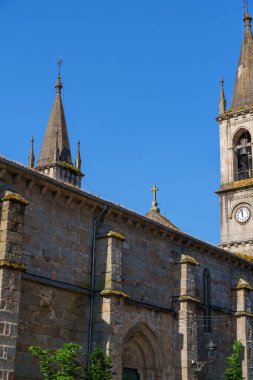 İspanya 'daki küçük betanzos şehri.