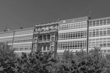 İspanyol şehri bir koruna.