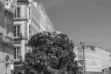 İspanyol şehri bir koruna.