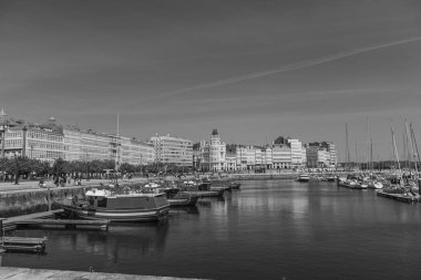 İspanyol şehri bir koruna.