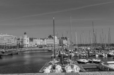 İspanyol şehri bir koruna.