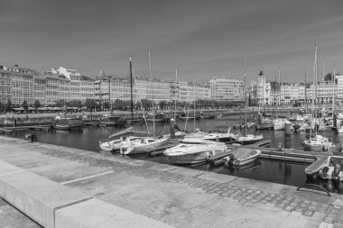 İspanyol şehri bir koruna.