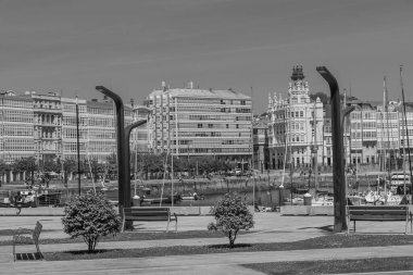 İspanyol şehri bir koruna.