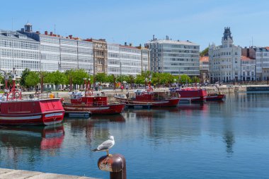 İspanyol şehri bir koruna.