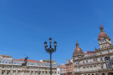 İspanyol şehri bir koruna.