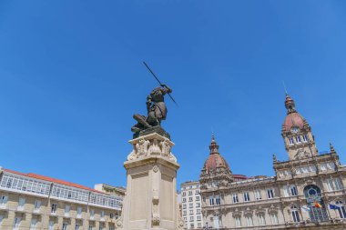 İspanyol şehri bir koruna.