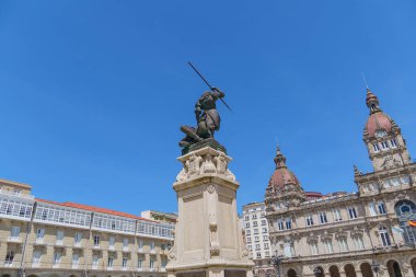 İspanyol şehri bir koruna.