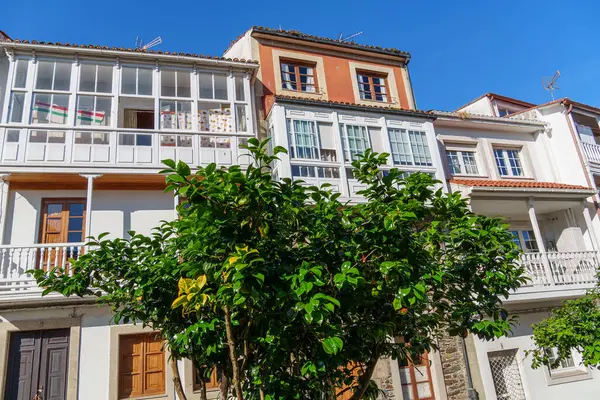 İspanya 'daki küçük betanzos şehri.