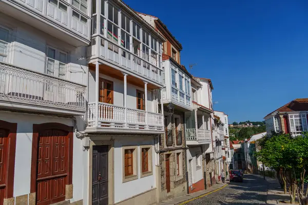 İspanya 'daki küçük betanzos şehri.