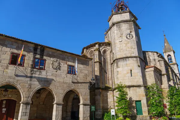 İspanya 'daki küçük betanzos şehri.