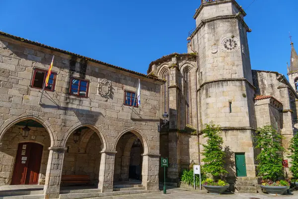 İspanya 'daki küçük betanzos şehri.