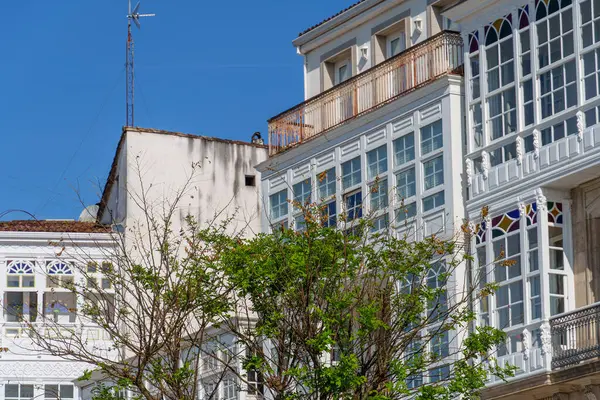 İspanya 'daki küçük betanzos şehri.