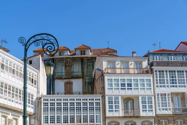 İspanya 'daki küçük betanzos şehri.