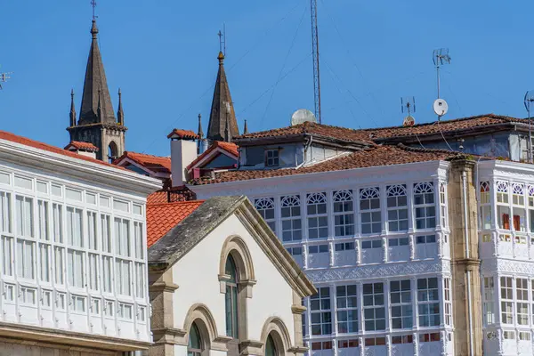 İspanya 'daki küçük betanzos şehri.