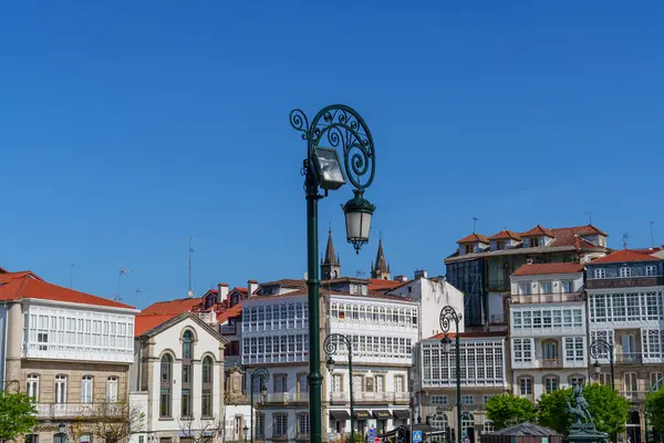 İspanya 'daki küçük betanzos şehri.