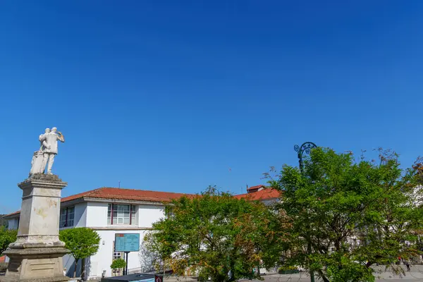 İspanya 'daki küçük betanzos şehri.