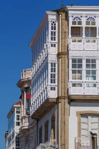 İspanya 'daki küçük betanzos şehri.