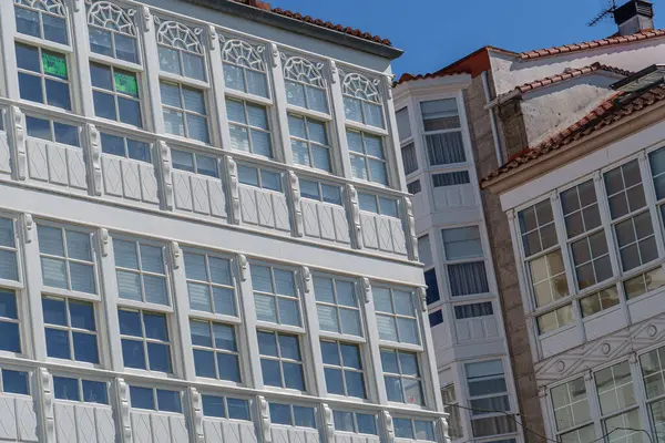 İspanya 'daki küçük betanzos şehri.