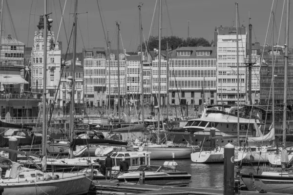 İspanyol şehri bir koruna.