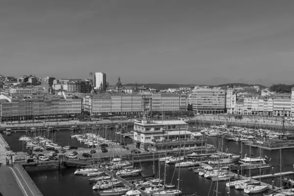 İspanyol şehri bir koruna.