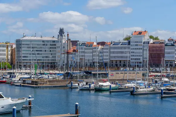 İspanyol şehri bir koruna.