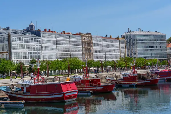 İspanyol şehri bir koruna.