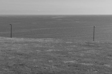 İspanya kıyısındaki Gijon şehri