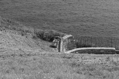 İspanya kıyısındaki Gijon şehri