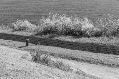 İspanya kıyısındaki Gijon şehri