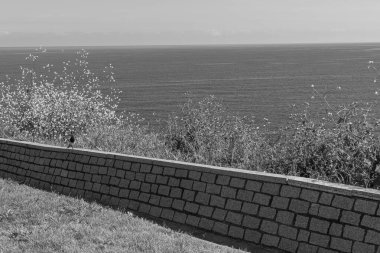 İspanya kıyısındaki Gijon şehri