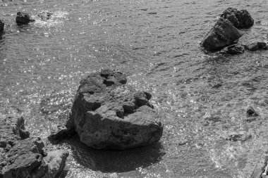 İspanya kıyısındaki Gijon şehri