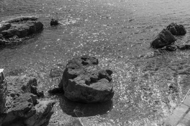 İspanya kıyısındaki Gijon şehri