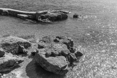 İspanya kıyısındaki Gijon şehri